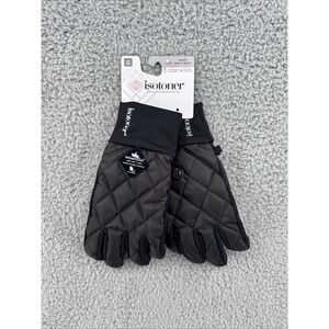 Isotoner Quilted Insulated Fleece Lined Touchscreen Gloves Men's Sz Medium NWT